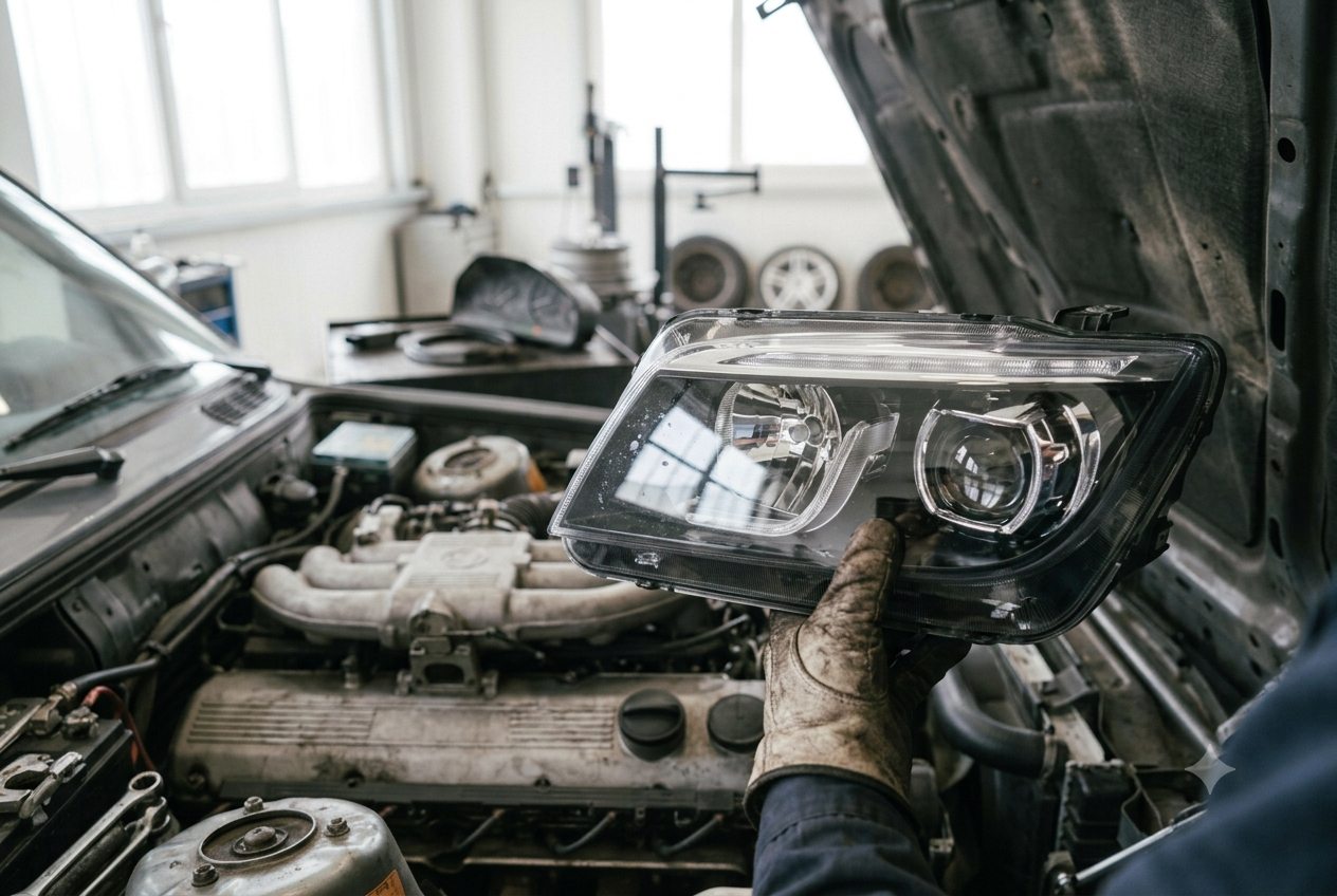 Automotive Lighting Service in Houston at Bekardi Garage