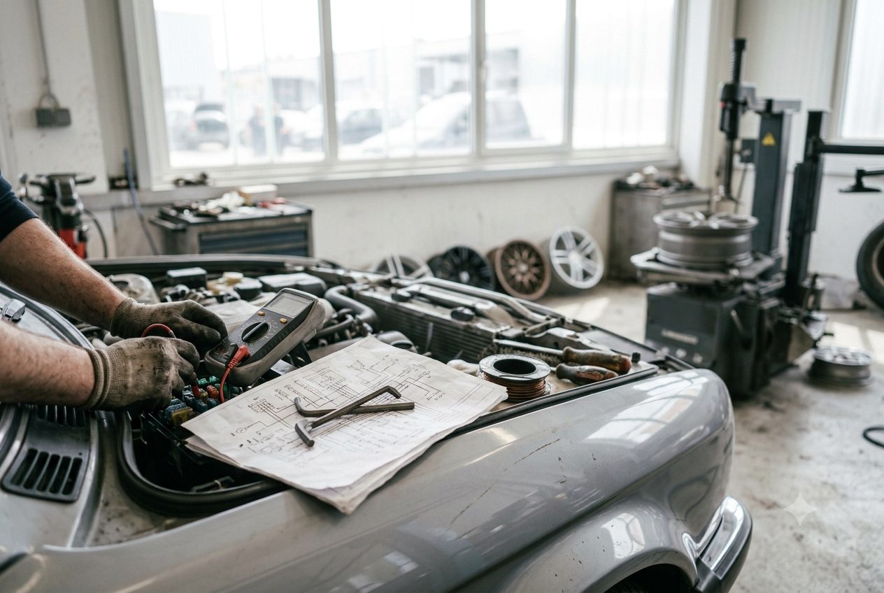 European Auto Electrical Repair in Houston at Bekardi Garage