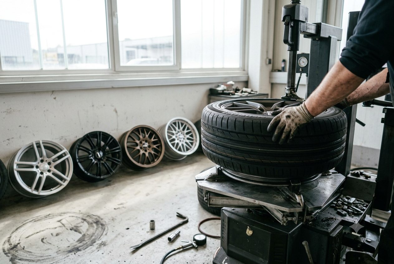 Tire Service for European Cars in Houston at Bekardi Garage