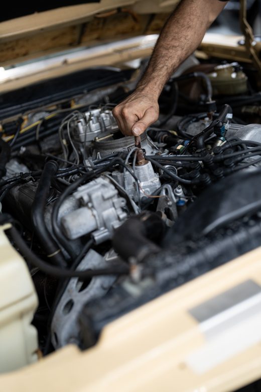 Precision mechanical repair on a European engine in Houston