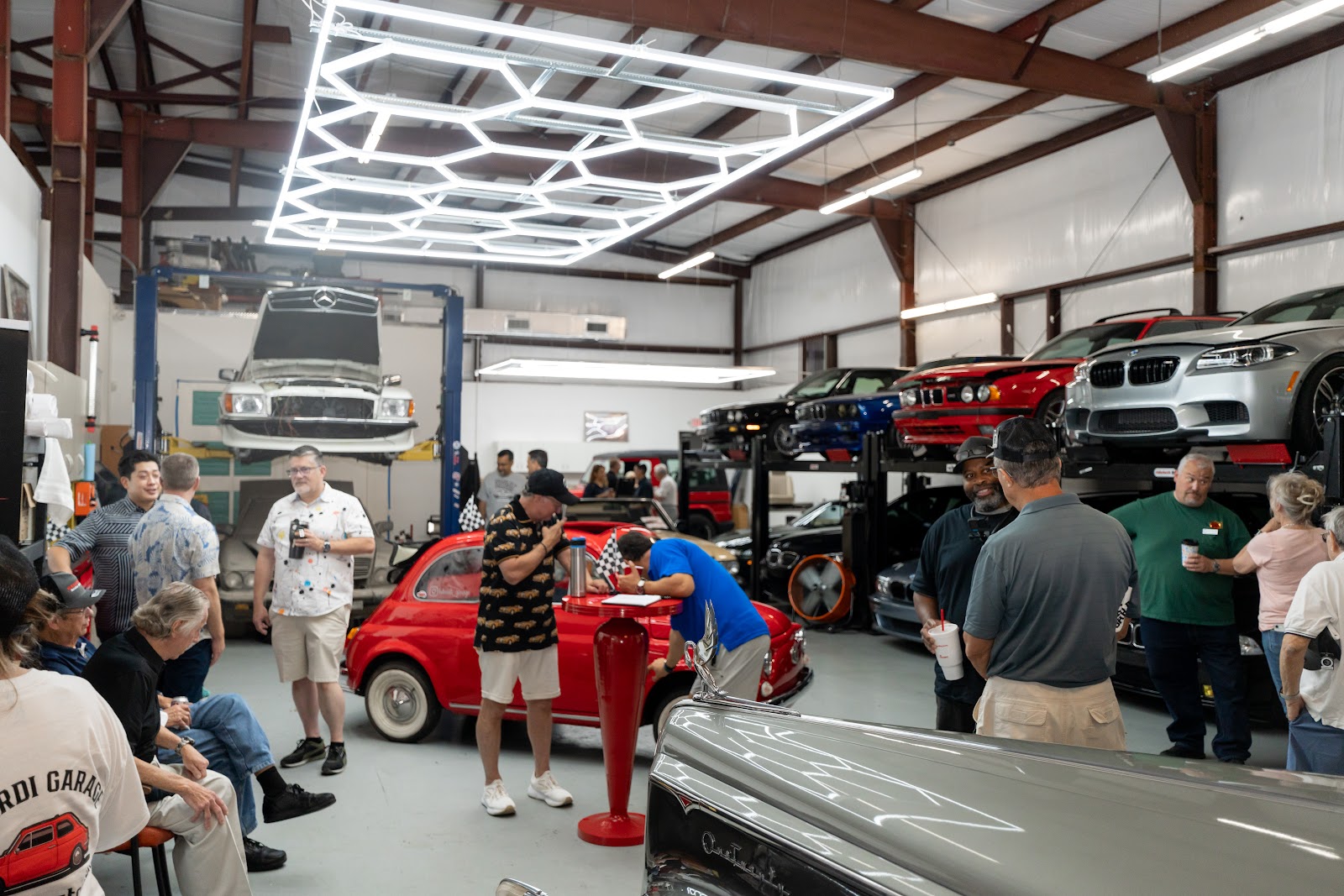 Inside the Bekardi Garage workshop in Houston
